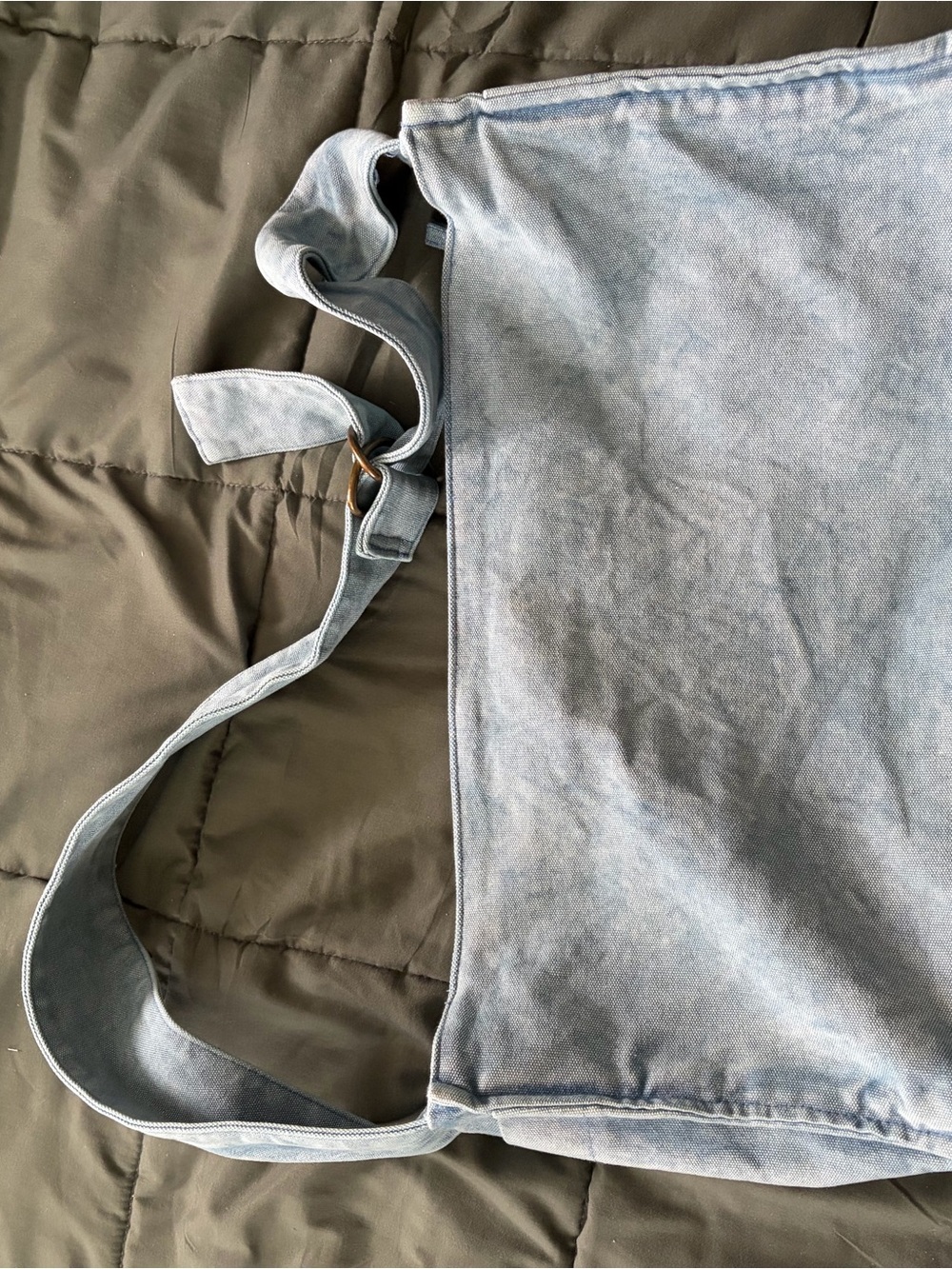 Free People Light Wash Denim Bag - Picture 2 of 10